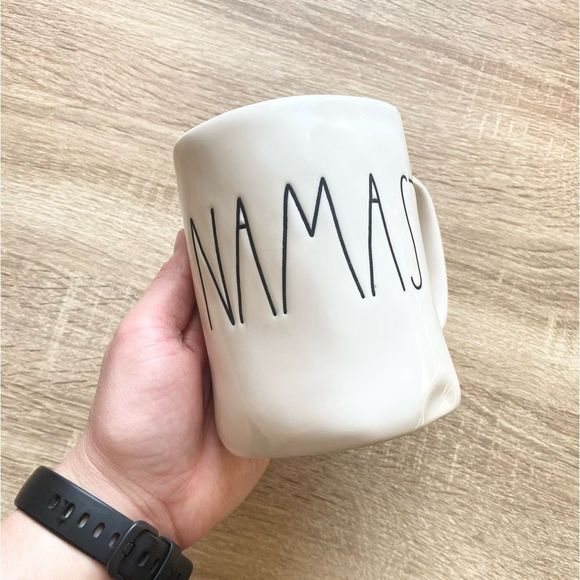 Rae Dunn Other - ✨RAE DUNN “Namaste” Mug Classic Cream & Black Lettering 4.5in tall, 3.5in wide✨